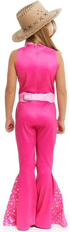 Disfraz de Barbie Vaquera Fucsia para Niña Barbie Partilandia